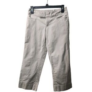 SO Stretch Cropped Pants Khaki Casual‎ Career Women's Size 5
